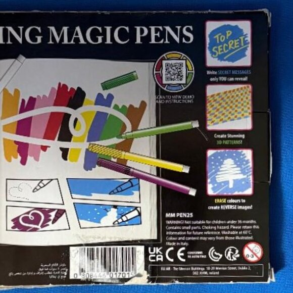 MARVIN'S 25 PACK AMAZING MAGIC PENS / MAGIC ART MAGIC PENS PLUS ERASABLE PENS!! - Picture 9 of 15